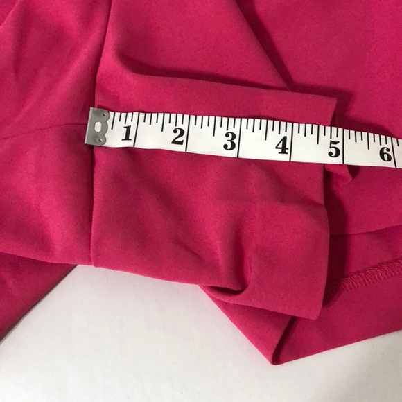 Torrid Women's Pink Peacock Wide Leg Studio Crepe Shorts size 22 - Picture 7 of 9